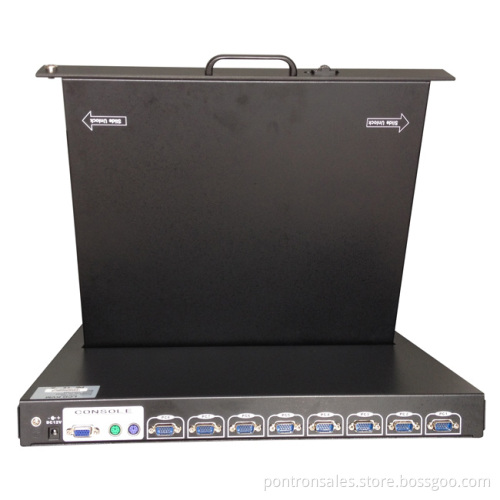 4ports/8ports/16ports 1u Rack Mount 15'' LCD Kvm Drawer (KVM-1500P series)